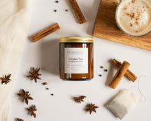 Load image into Gallery viewer, Vanilla chai hand poured soy wax candle