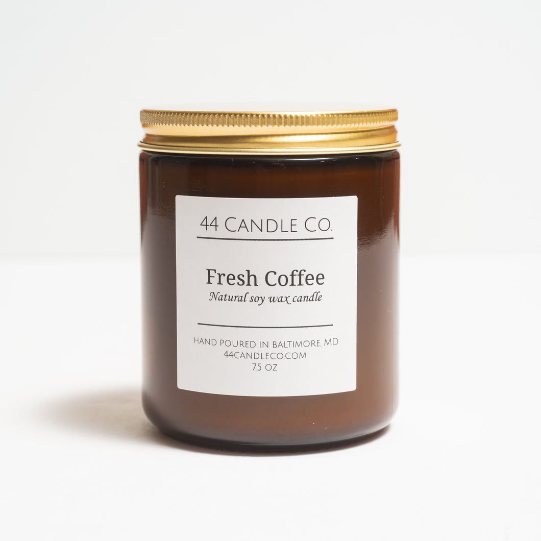 Fresh Coffee Hand Poured Soy Candle