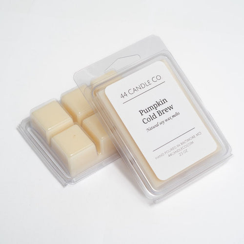 pumpkin cold brew soy wax melts