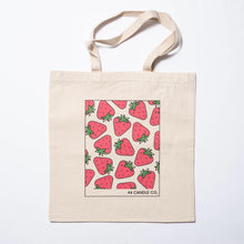 Load image into Gallery viewer, strawberry tote bag
