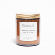 Load image into Gallery viewer, Oakmoss &amp; Amber Hand Poured Soy Candle
