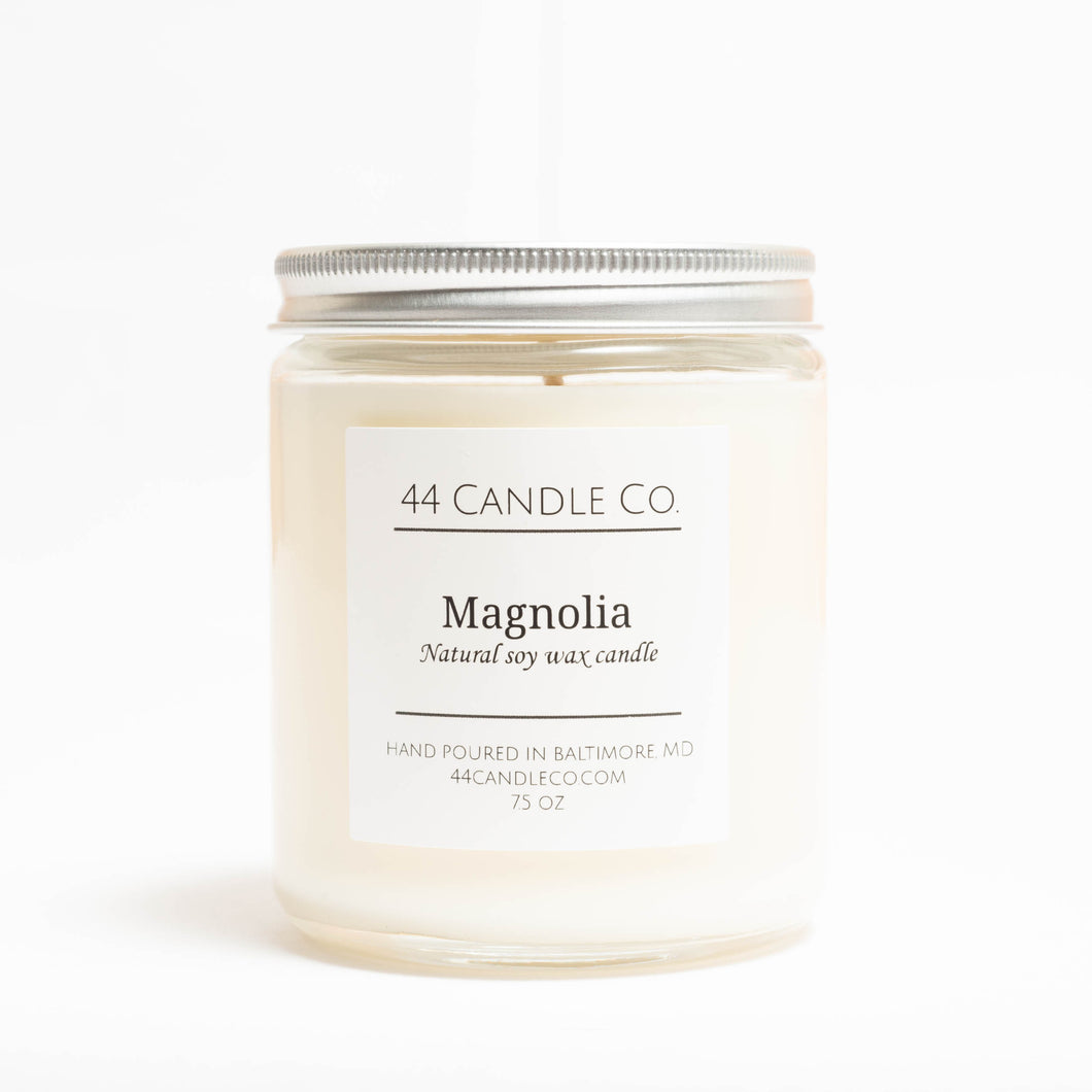 Magnolia Hand Poured Soy Candle